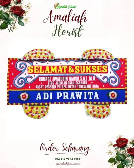 Papan Bunga Ucapan Selamat Sukabudi